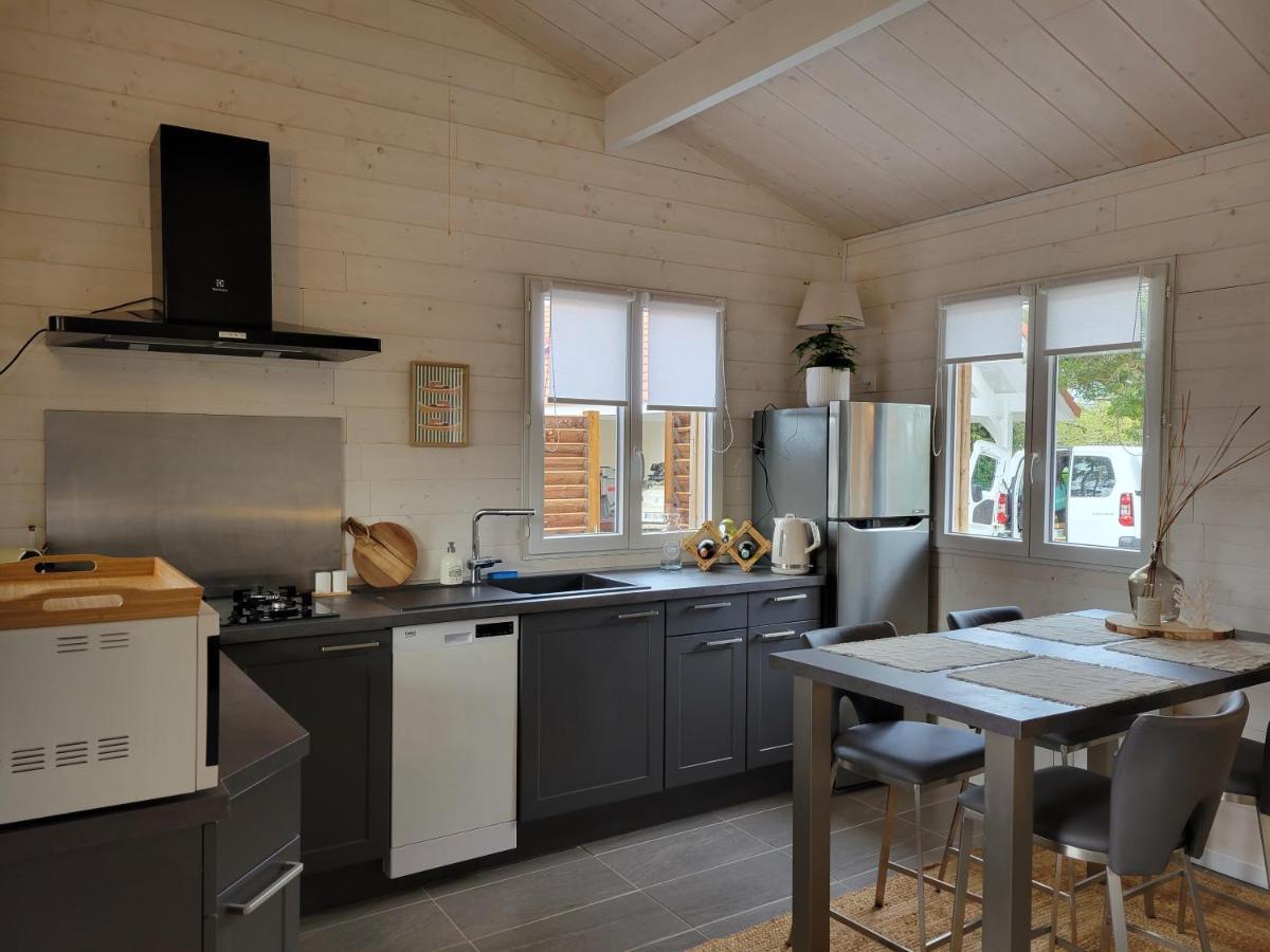 La Cabane De L'Estran Au Bord De Mer Lanton Exteriör bild